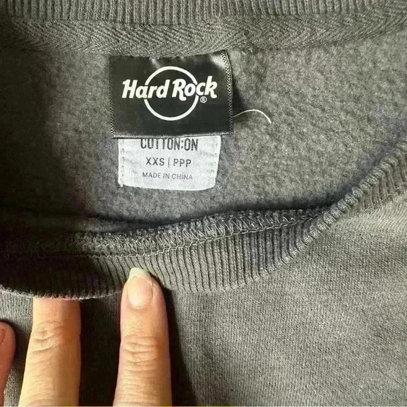 Cotton On Hard Rock Cafe Sweatshirt Size XXS - Picture 3 of 4